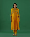 Aashvi Yellow (Kurta Set)
