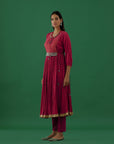 Adhira Red (Kurta Set)