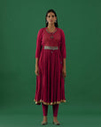 Adhira Red (Kurta Set)