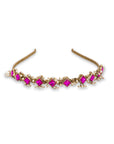 Self Design Kundan Studded Hairband