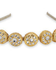 Self Design Kundan Studded Hairband