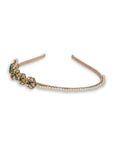 Self Design Kundan Studded Hairband