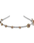 Self Design Kundan Studded Hairband