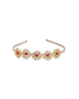 Self Design Kundan Studded Hairband