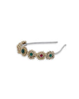 Self Design Kundan Studded Hairband