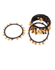 Nyara Bangle Black Gold