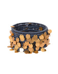 Nyara Bangle Dark Grey Gold