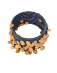 Nyara Bangle Dark Grey Gold