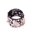 Nyara Bangle Black Silver