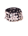 Nyara Bangle Black Silver