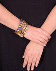 Nyara Bangle Blue Gold