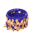 Nyara Bangle Blue Gold