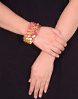 Nyara Bangle Pink Gold
