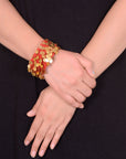 Nyara Bangle Red Gold