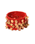 Nyara Bangle Red Gold