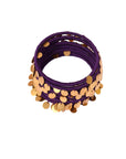 Nyara Bangle Dark Purple Gold