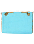 Aureate Blue Clutches