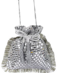 Glow Silver Potli (Bag)