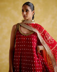 Neo Red Kurti Kurta Set