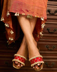 Adhika Red (Slider Heel)