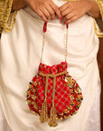 Nabhya Red (Potli)