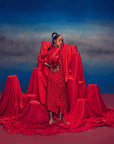 Malini Red (Bandhini)