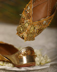 Jasmine Jutti & Bag Gold (Combo)