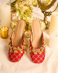 Nabhya Red (Mule Heel)