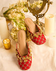 Nabhya Red (Mule Heel)