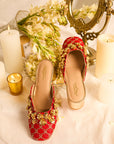 Nabhya Red (Mule Heel)