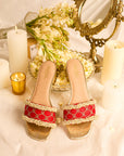 Adhika Red (Slider Heel)