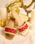 Adhika Red (Slider Heel)