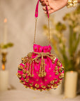 Nabhya Mule Heel & Nabhya Potli (Combo)
