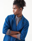 Notch Collar Jacket Set
