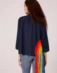 Rainbow Shirt - Navy Blue
