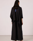 Ayaka Shirt Set - Black