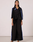 Ayaka Shirt Set - Black