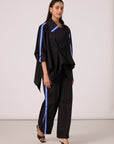 Ayaka Shirt Set - Black