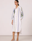 Renne Applique Dress - Bright White