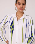 Renne Applique Dress - Bright White