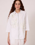 Agnes Applique Set - Bright White