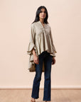 Clover Top - Beige