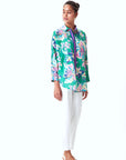 Lexy Shirt - Green Floral