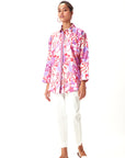 Lexy Shirt - Red Tropical
