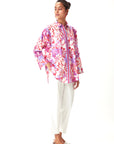 Lexy Shirt - Red Tropical