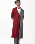 Two Tone Notch Jacket Set