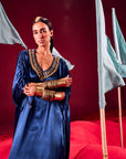 Amor Blue Kaftan Set