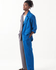 Two Tone Jacket Set