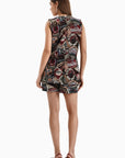 Stamp Jacquard Dress