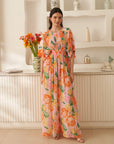 Pink gardenia jumpsuit